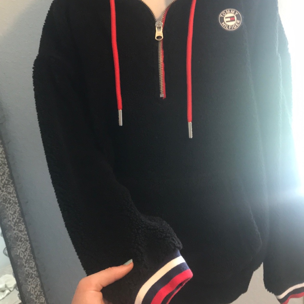 Tommy Hilfiger half zip pull over jacket